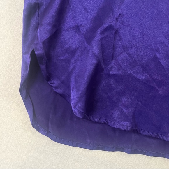 Vintage Victoria Secret purple gold label nightgown M/L - Picture 7 of 12